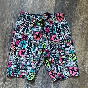 HURLEY boys Multicolor Graphic Shorts